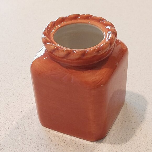 Artimino Earthenware Tuscan Countryside Vintage Terracotta Creamer & Sugar Set - Picture 13 of 16